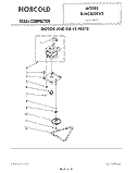 MOTOR AND DRIVE PARTS, LITERATURE AND OPTIONAL Diagram and Parts List for BLNC800EV2  Whirlpool Trash Compactor