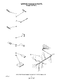 WIRING HARNESS Diagram and Parts List for DU8570XT2  Whirlpool Dishwasher