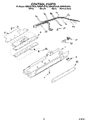 CONTROL PARTS Diagram and Parts List for KSRS25ILBL03  KitchenAid Refrigerator