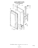 SERVA-DOOR , NOT ILLUSTRATED Diagram and Parts List for ED26MMXRWR4  Whirlpool Refrigerator