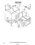SECTION Diagram and Parts List for RJE395PW1  Whirlpool Range