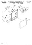 Part Location Diagram of 3381219 Whirlpool HARNS-WIRE