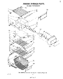 FREEZER INTERIOR Diagram and Parts List for EHD252SMWR2  Whirlpool Refrigerator