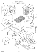 UNIT Diagram and Parts List for TS22AQXDN00  Whirlpool Refrigerator