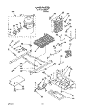 UNIT Diagram and Parts List for 3XRA711  Whirlpool Refrigerator