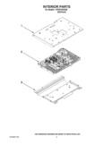 INTERIOR PARTS Diagram and Parts List for YWFI910H0AS0  Whirlpool Range