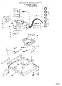 MACHINE BASE Diagram and Parts List for 7LSC9245HQ0  Whirlpool Washer