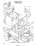 SECTION Diagram and Parts List for LE6090XSW0  Whirlpool Dryer