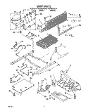 UNIT Diagram and Parts List for RT25BKXAW00  Roper Refrigerator