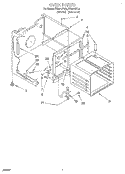 OVEN Diagram and Parts List for FES310YL2  Whirlpool Range