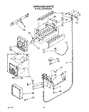 Part Location Diagram of LIT1129776 Whirlpool Service & Wiring Sheet