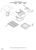 OVEN Diagram and Parts List for KERC601HWH4  KitchenAid Range