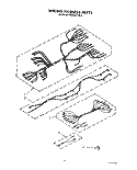 WIRING HARNESS Diagram and Parts List for KEDH207YBL0  KitchenAid Range