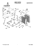 SECTION Diagram and Parts List for AK4000XZ2  Whirlpool Dehumidifier