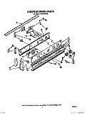 CONTROL PANEL Diagram and Parts List for RS6750XVW2  Whirlpool Range
