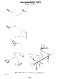 WIRING HARNESS Diagram and Parts List for DU7216XS0  Whirlpool Dishwasher