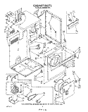 Part Location Diagram of 4319396 Whirlpool Panel, Rear (240 Volt)