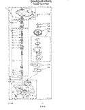 GEARCASE Diagram and Parts List for KGLC500TAL1  KitchenAid Washer Dryer Combo