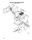 SECTION Diagram and Parts List for ALJ12020  Whirlpool Air Conditioner