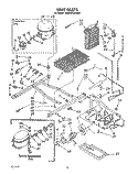 Part Location Diagram of 2154543 Whirlpool HEATER, DEFROST