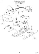 CONTROL Diagram and Parts List for KSRB22QDBL01  KitchenAid Refrigerator