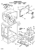 LINER PARTS Diagram and Parts List for ET1FHTXMB04  Whirlpool Refrigerator