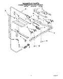 MANIFOLD Diagram and Parts List for SF304BSAG0  Whirlpool Range