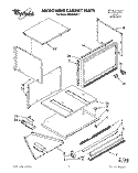 SECTION Diagram and Parts List for RM288PXV7  Whirlpool Microwave Oven Combo