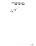 MISCELLANEOUS Diagram and Parts List for GU980SCGZ1  Whirlpool Dishwasher