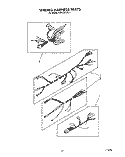 WIRING HARNESS Diagram and Parts List for KEMI300VBL1  KitchenAid Microwave Oven Combo