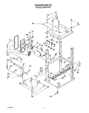 FRAME Diagram and Parts List for KUCS181T0  KitchenAid Trash Compactor