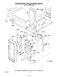 MICROWAVE TOUCH PANEL Diagram and Parts List for KEMS375SBL1  KitchenAid Microwave Oven Combo