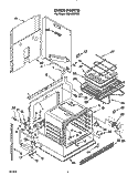 Part Location Diagram of LIT3183765 Whirlpool Use & Care Guide