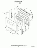 Part Location Diagram of WPW10299225 Whirlpool Door Hinge