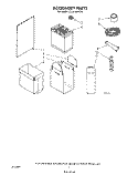 ACCESSORY Diagram and Parts List for JJTU8100XTP0  Whirlpool Trash Compactor