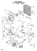 UNIT PARTS Diagram and Parts List for KUIS15PRHW6  KitchenAid Ice Maker