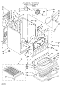 SECTION Diagram and Parts List for KEYW777BWH2  KitchenAid Dryer