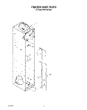 FREEZER LINER Diagram and Parts List for KSRF36DTX02  KitchenAid Refrigerator