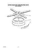 LOWER WASHARM AND STRAINER Diagram and Parts List for KUDS21MS3  KitchenAid Dishwasher