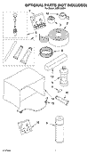 OPTIONAL Diagram and Parts List for ACQ122XK1  Whirlpool Air Conditioner