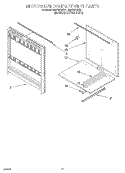 MICROWAVE COMPARTMENT Diagram and Parts List for RM770PXBQ1  Whirlpool Wall Oven