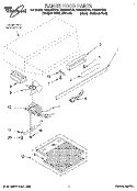 SECTION Diagram and Parts List for RH4930XDS0  Whirlpool Range Hood
