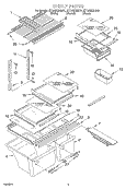 SHELF, OPTIONAL Diagram and Parts List for ET18CKXHT01  Whirlpool Refrigerator