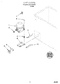 SECTION Diagram and Parts List for EH070FXGW06  Whirlpool Freezer