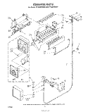 ICE MAKER , NOT ILLUSTRATED Diagram and Parts List for ET16JMYSM03  Whirlpool Refrigerator