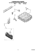Part Location Diagram of 8268745 Whirlpool Tine Clip Retainer