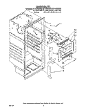 LINER Diagram and Parts List for ET14JKXXG00  Whirlpool Refrigerator