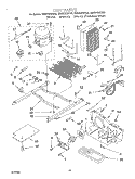 UNIT Diagram and Parts List for GS5SHGXKQ00  Whirlpool Refrigerator