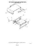 TOP GRILLE AND UNIT COVER Diagram and Parts List for KSRF36DTX00  KitchenAid Refrigerator