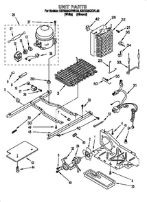 Unit Diagram and Parts List for 885779  KitchenAid Refrigerator